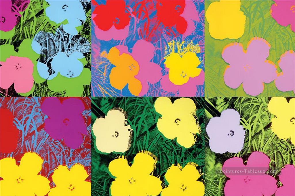 Flores 6 Andy Warhol Pintura al óleo